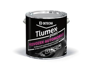 Tlumex plast na podvozky černý 4 kg